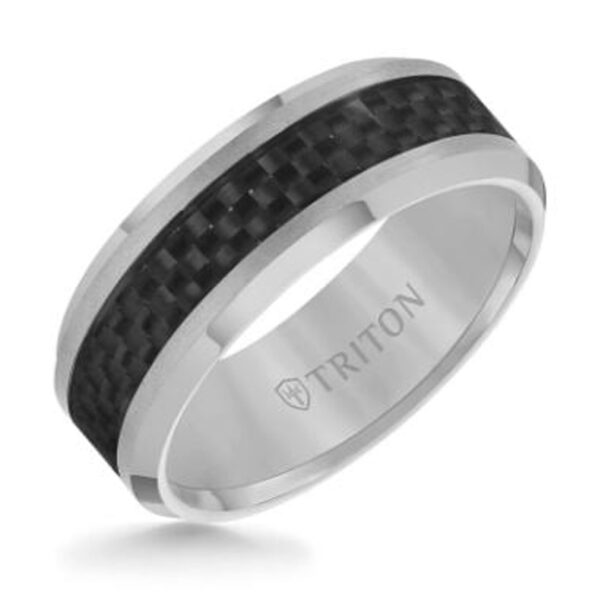 Mens TRITON Tungsten Carbide Band - Image 2