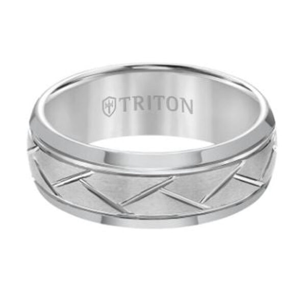 Mens TRITON Tungsten Carbide Band - Image 2