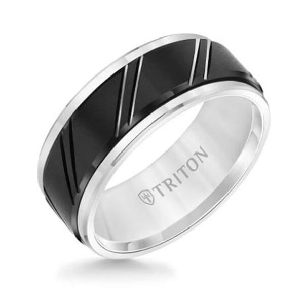 Mens TRITON Tungsten Carbide Band - Image 2