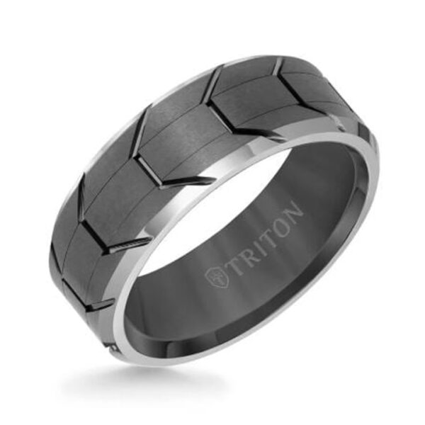 Mens TRITON Tungsten Carbide Band - Image 2