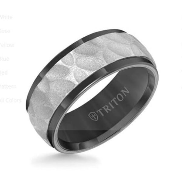 Mens TRITON Tungsten Carbide Band - Image 2