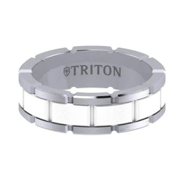 Mens TRITON Tungsten Carbide Band - Image 4