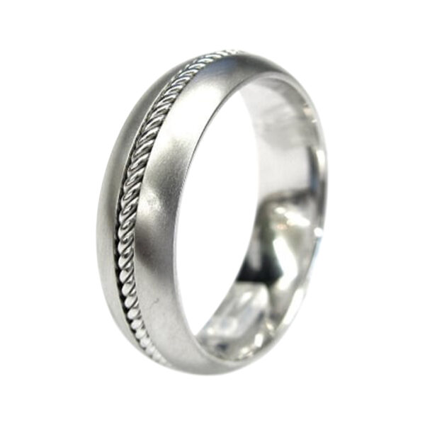 Mens Gold Wedding Band - Image 2