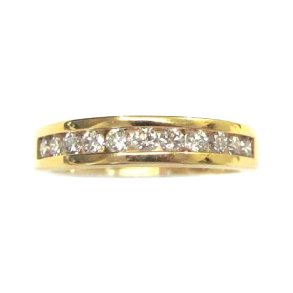 Ladies Diamond Wedding Band