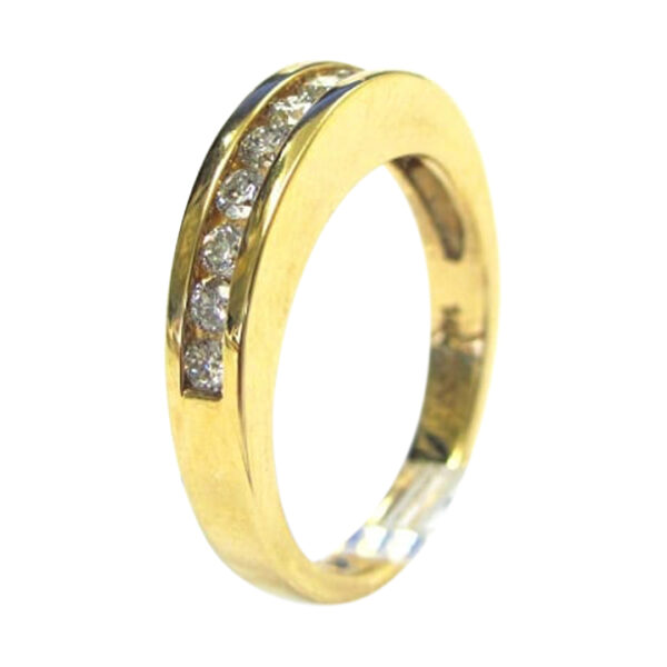 Ladies Diamond Wedding Band - Image 2