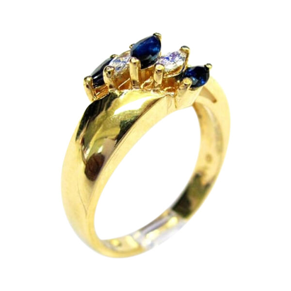 Ladies Sapphire and Diamond Ring