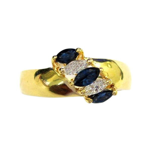 Ladies Sapphire and Diamond Ring - Image 2