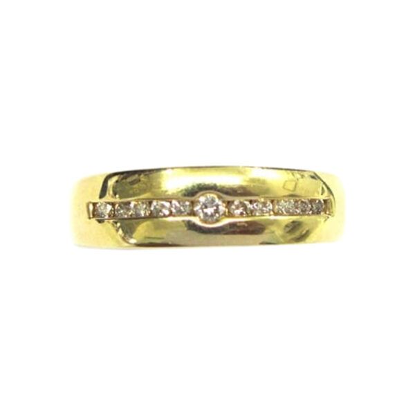 Mens Diamond Wedding Band - Image 2