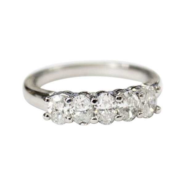 Ladies Diamond Wedding Band