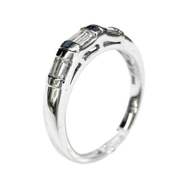 Ladies Diamond Wedding Band - Image 2