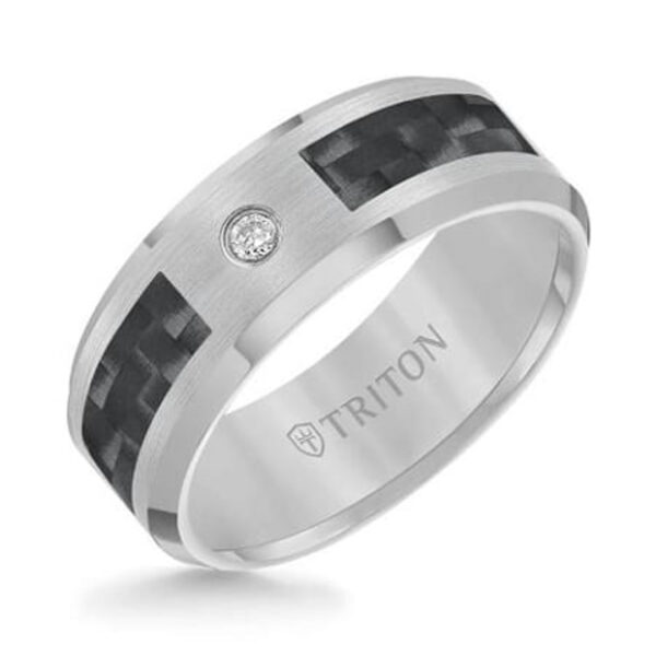 Mens TRITON Tungsten Carbide Band - Image 2