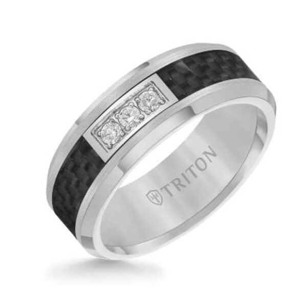 Mens TRITON Tungsten Carbide Band - Image 2