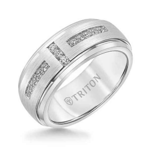 Mens TRITON Tungsten Carbide Band - Image 2