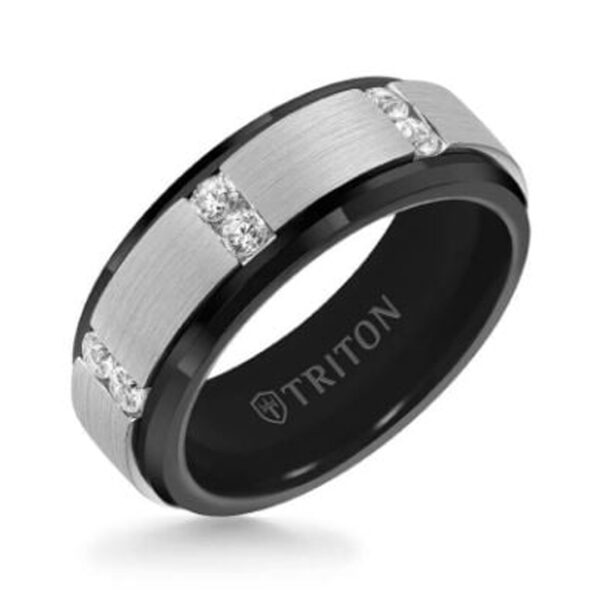 Mens TRITON Tungsten Carbide Band - Image 2