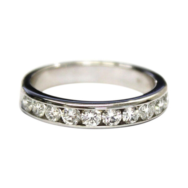 Ladies Diamond Wedding Band