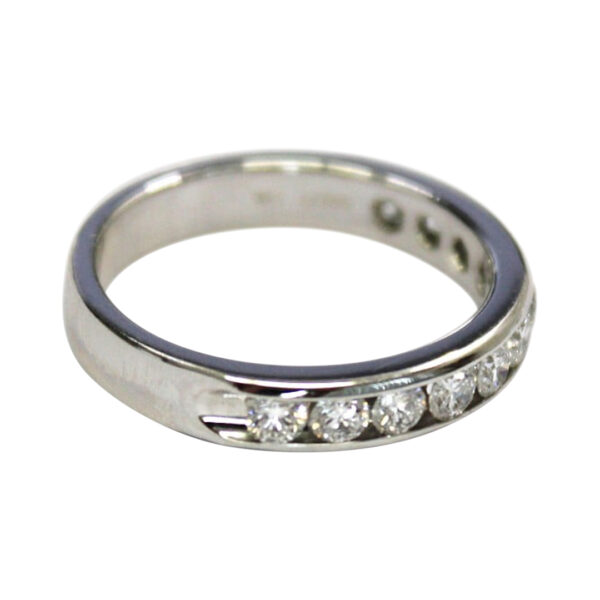 Ladies Diamond Wedding Band - Image 2