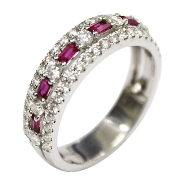 Ladies Ruby and Diamond Ring