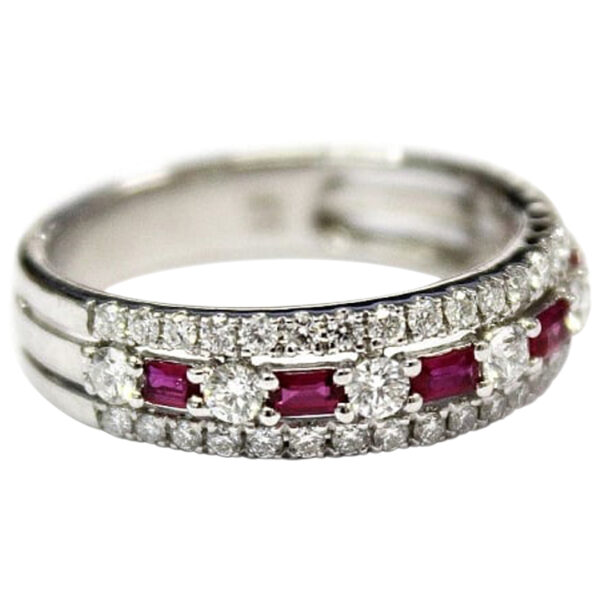 Ladies Ruby and Diamond Ring - Image 2