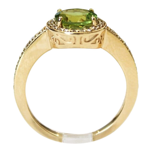 Ladies Peridot and Diamond Ring - Image 4