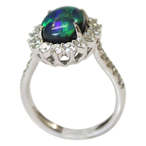 Ladies Opal and Diamond Ring - Image 4