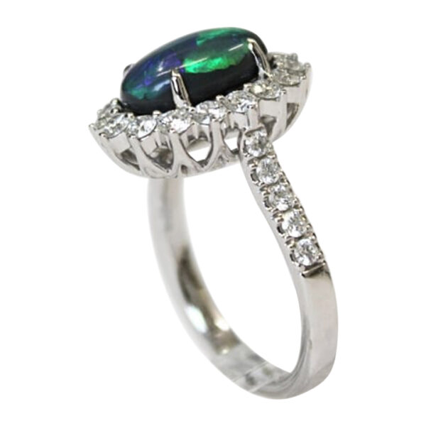 Ladies Opal and Diamond Ring - Image 3