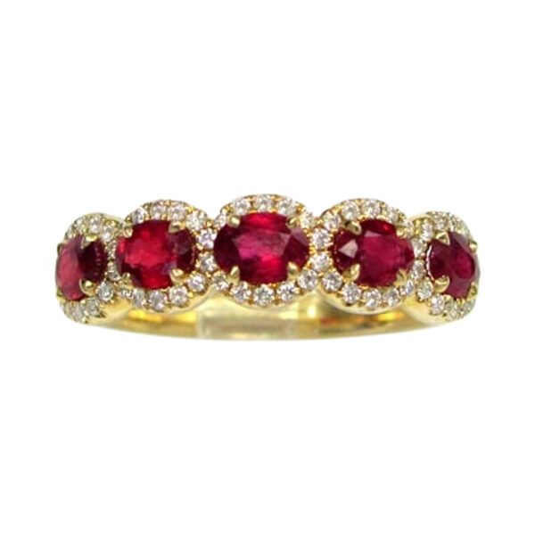 Ladies Ruby and Diamond Ring