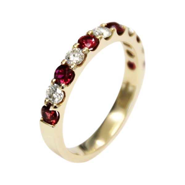 Ladies Ruby and Diamond Ring