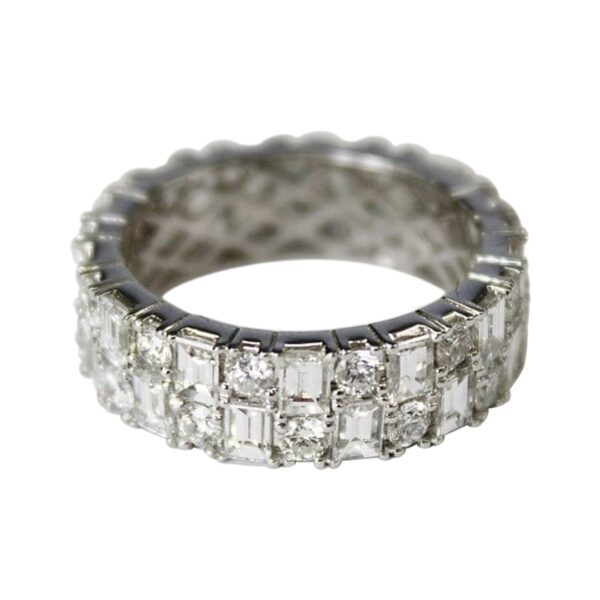 Ladies Diamond Wedding Band - Image 3