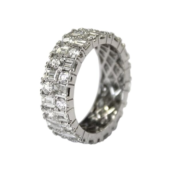 Ladies Diamond Wedding Band - Image 2