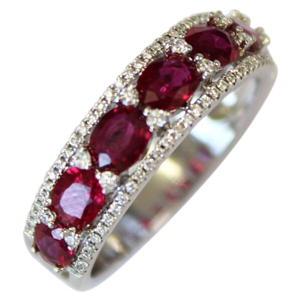 Ladies Ruby and Diamond Ring