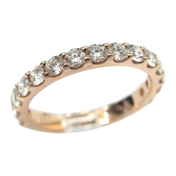 Ladies Diamond Wedding Band - Image 2