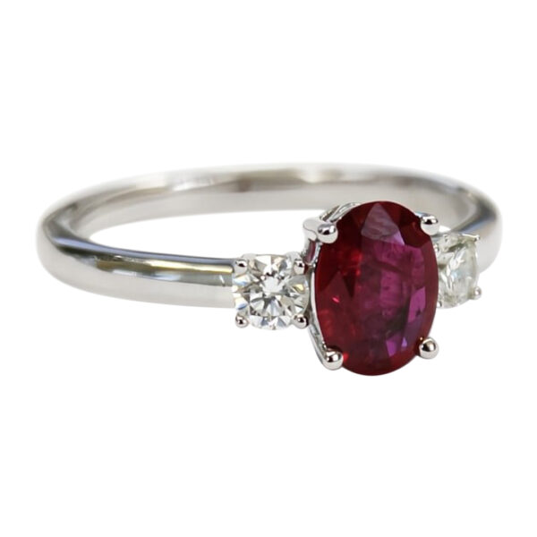 Ladies Ruby and Diamond Ring