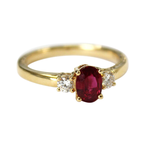 Ladies Ruby and Diamond Ring