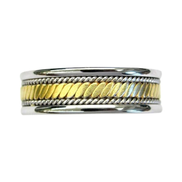 Mens Gold Wedding Band