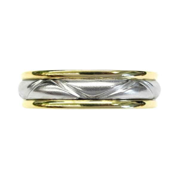 Mens Gold Wedding Band