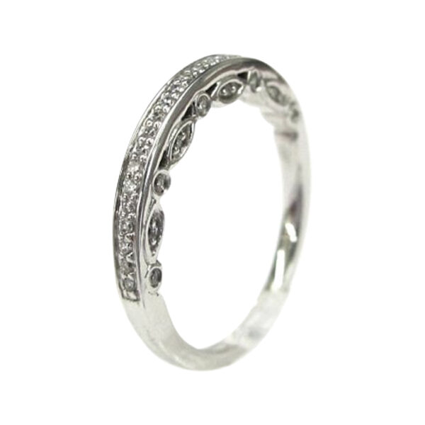 Ladies Diamond Wedding Band - Image 2