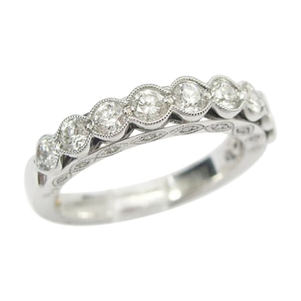 Ladies Diamond Wedding Band