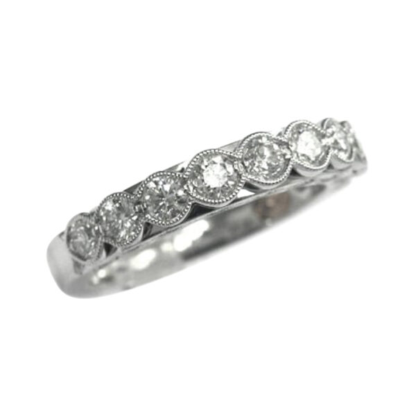 Ladies Diamond Wedding Band - Image 3