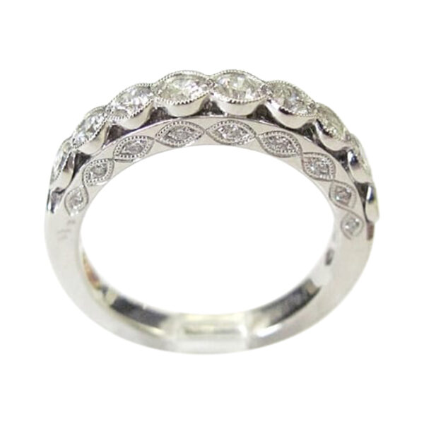 Ladies Diamond Wedding Band - Image 2