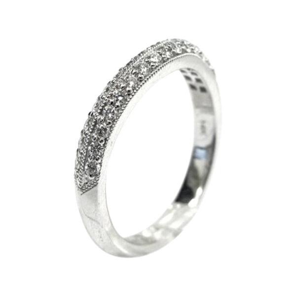 Ladies Diamond Wedding Band - Image 2