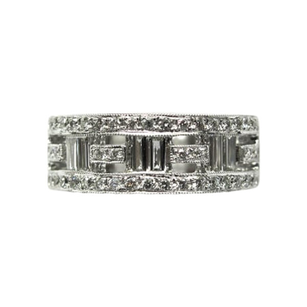 Ladies Diamond Wedding Band