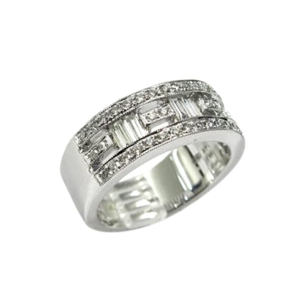 Ladies Diamond Wedding Band - Image 2