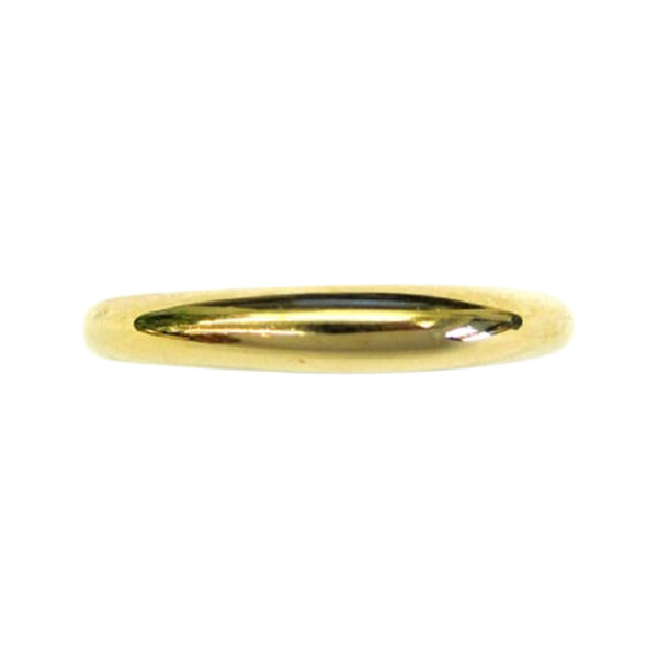 Ladies Gold Wedding Band - Image 2