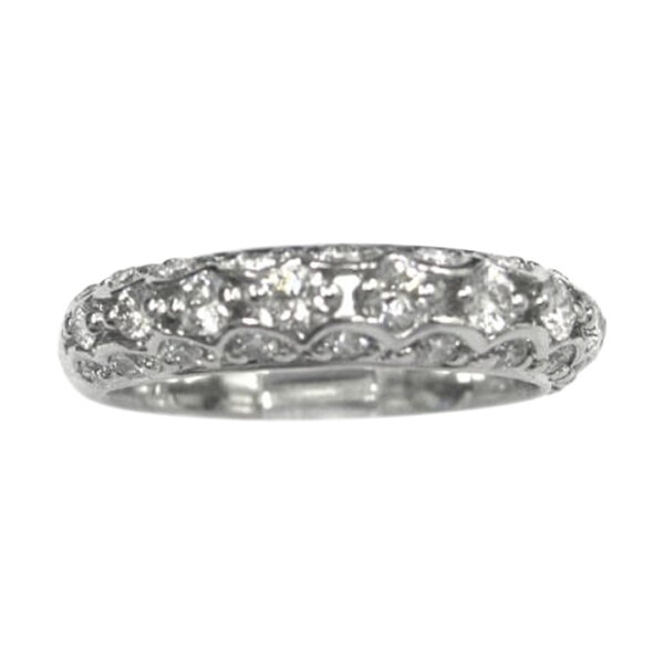 Ladies Diamond Wedding Band - Image 3