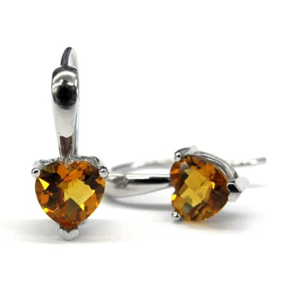 Ladies Citrine Earrings