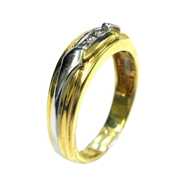 Mens Diamond Wedding Band - Image 2