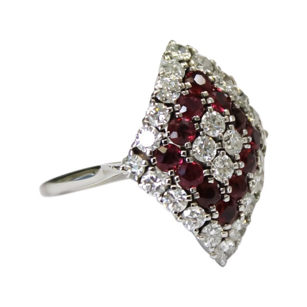 Ladies Ruby and Diamond Ring