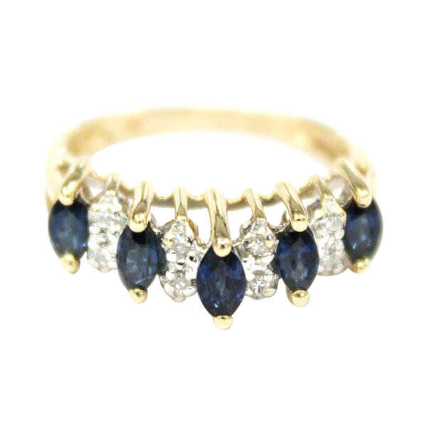 Ladies Sapphire and Diamond Ring