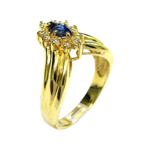 Ladies Sapphire and Diamond Ring