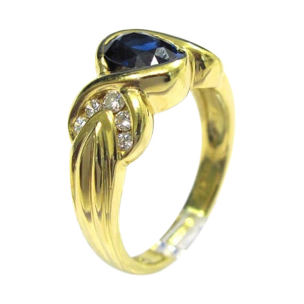 Ladies Sapphire and Diamond Ring - Image 2